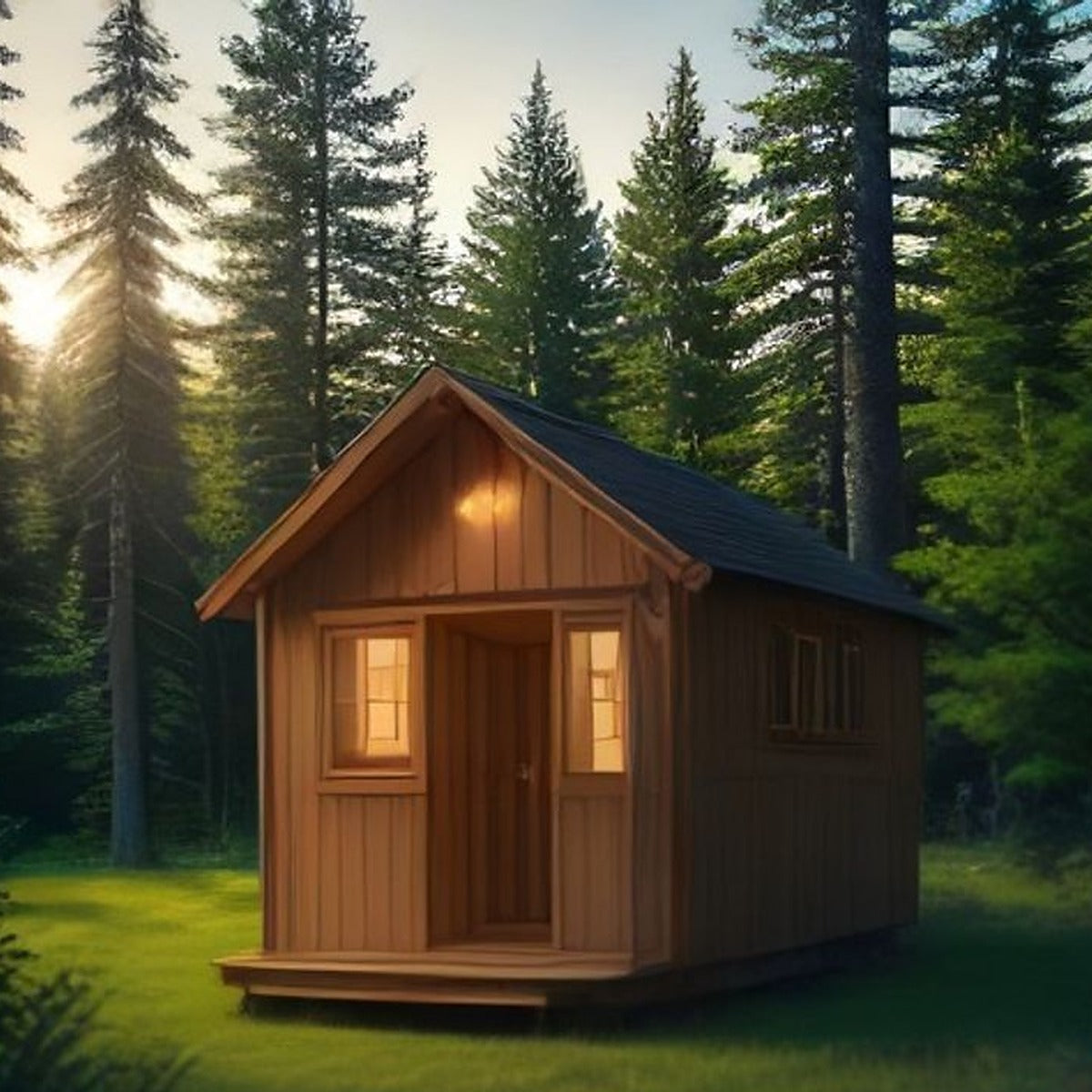 Kuopio 3-Person Outdoor Mini Cabin Sauna