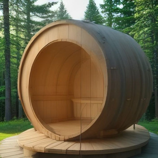 Fjord 4-Person Barrel Sauna